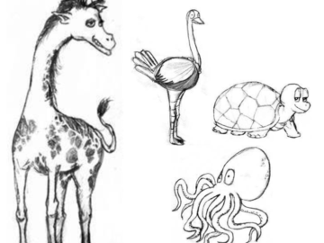 draw-loony-cartoon-animals